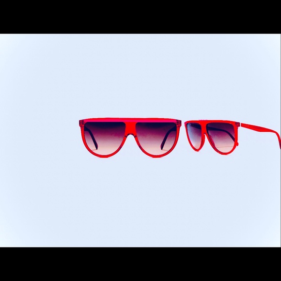 CELINE® MAGENTA FLATTOP HYPOALLERGENIC SUNNIES NWT - Picture 12 of 16